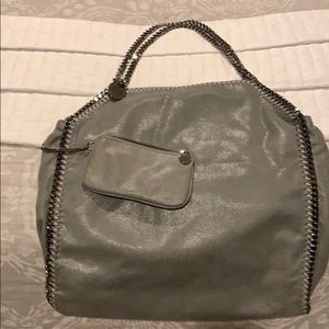 Stella Mc Cartney grey Falabella purse